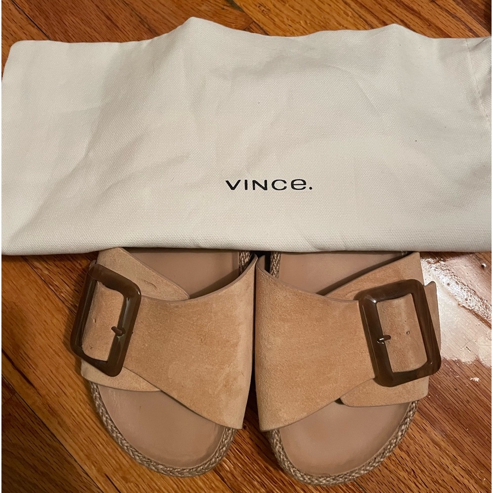 VINCE slide sandals